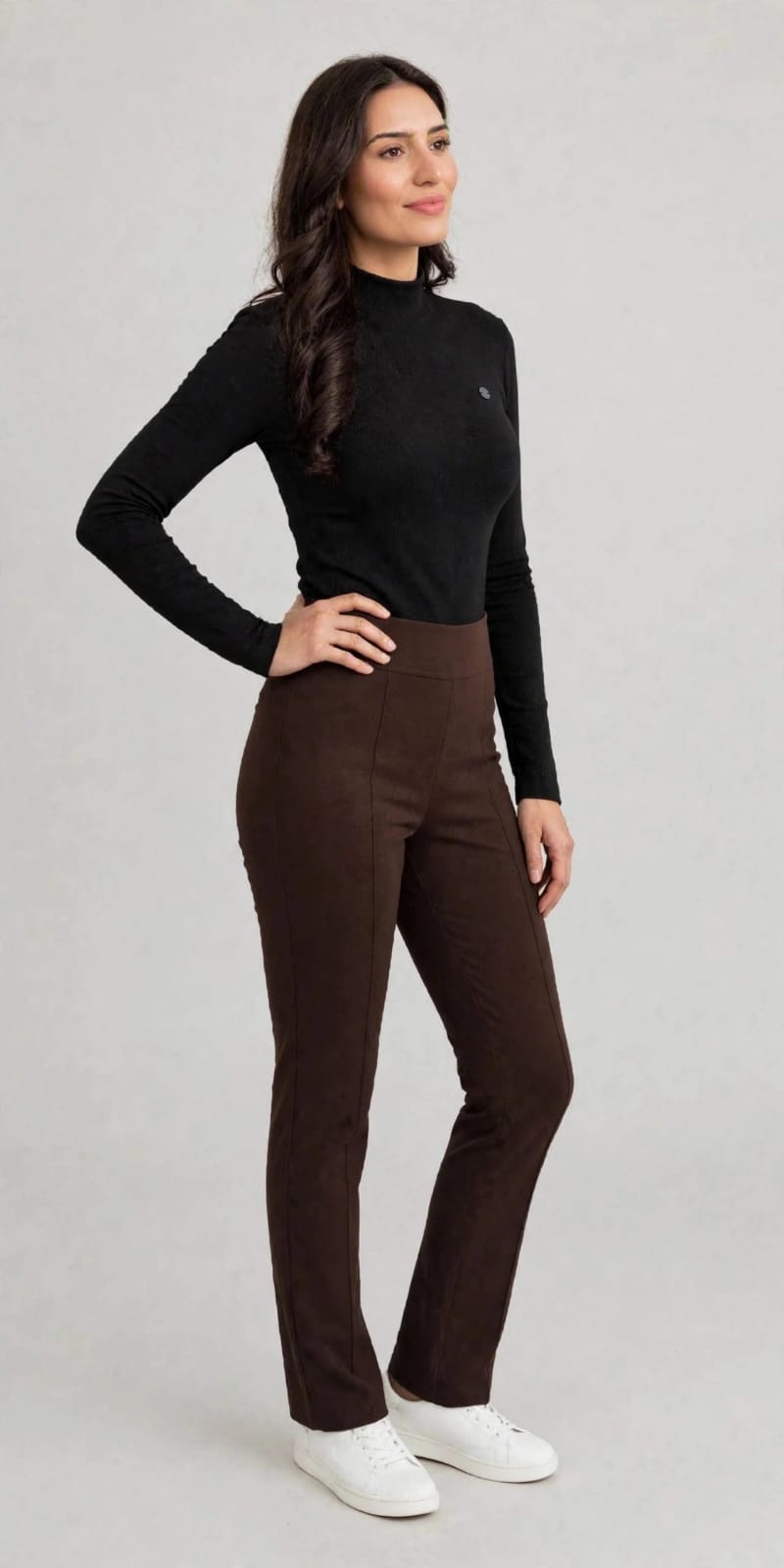 women's white full-sleeve top