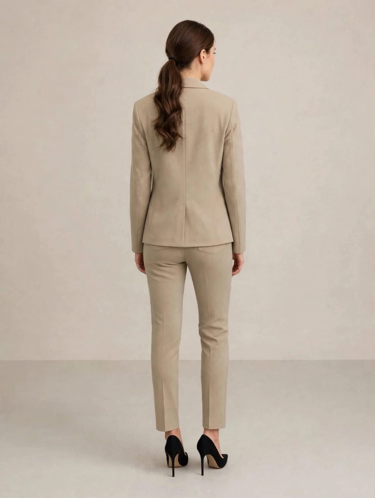 Blazer & Trouser Co-Ord Set- Beige