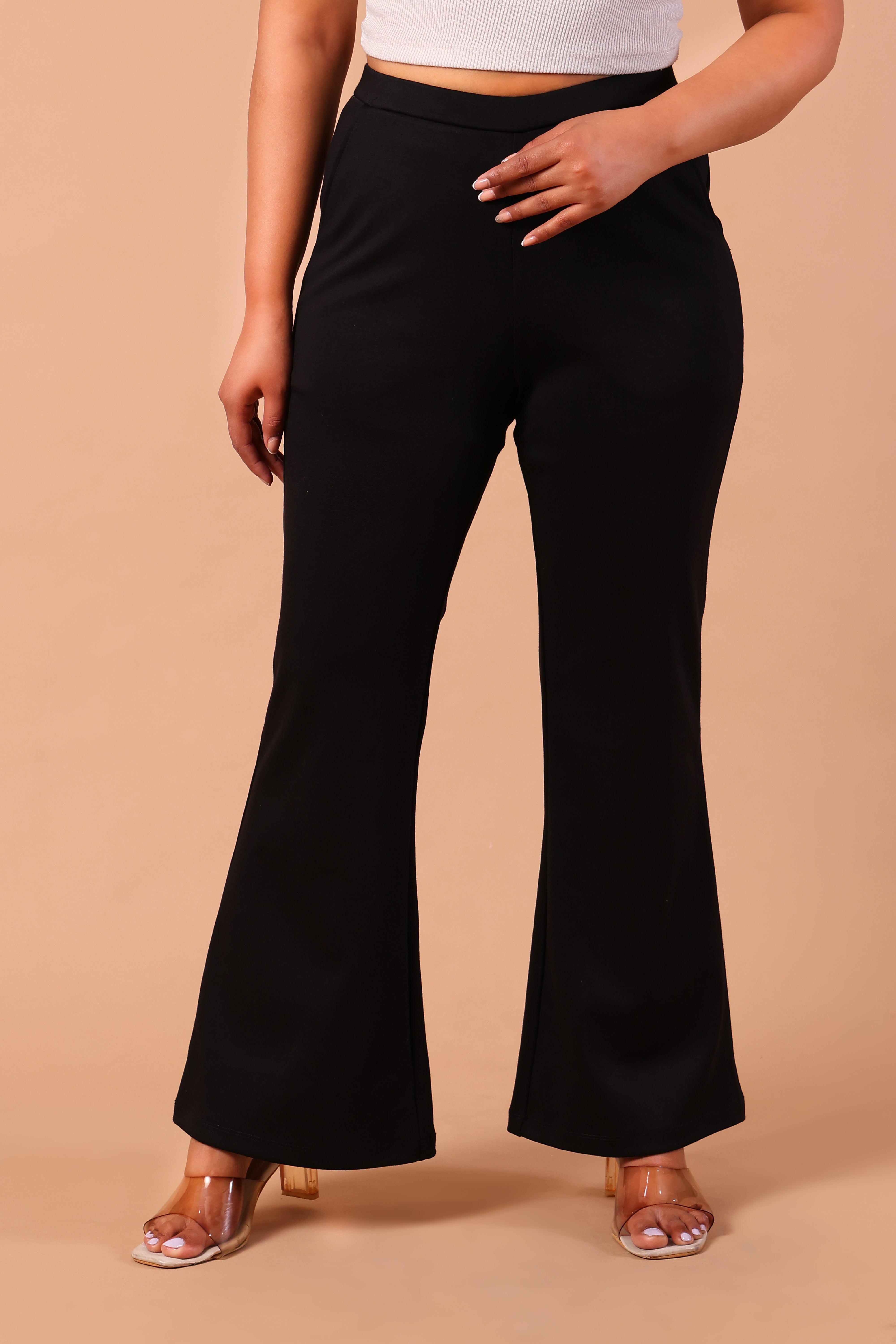 Flared Trouser - Black