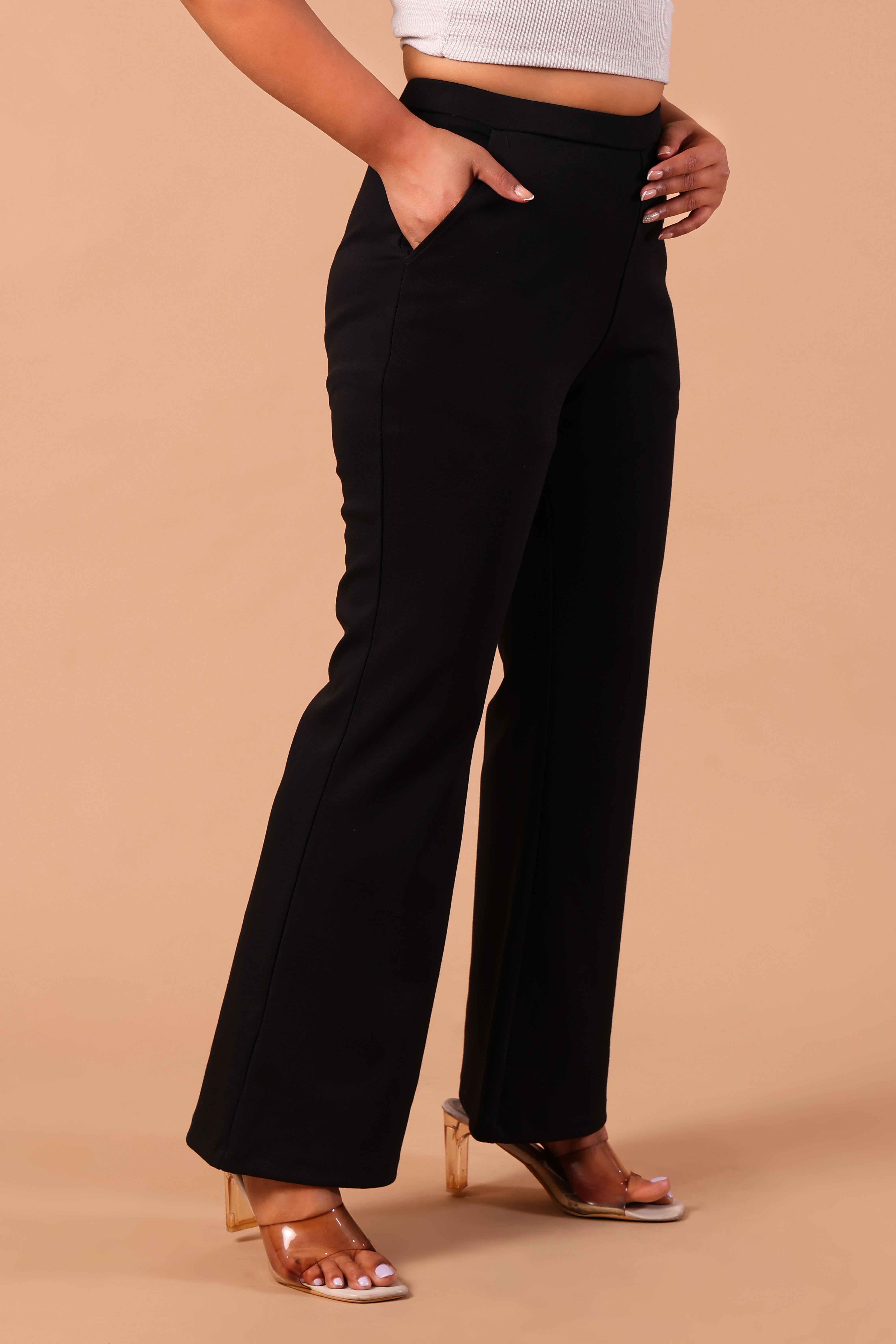 Flared Trouser - Black