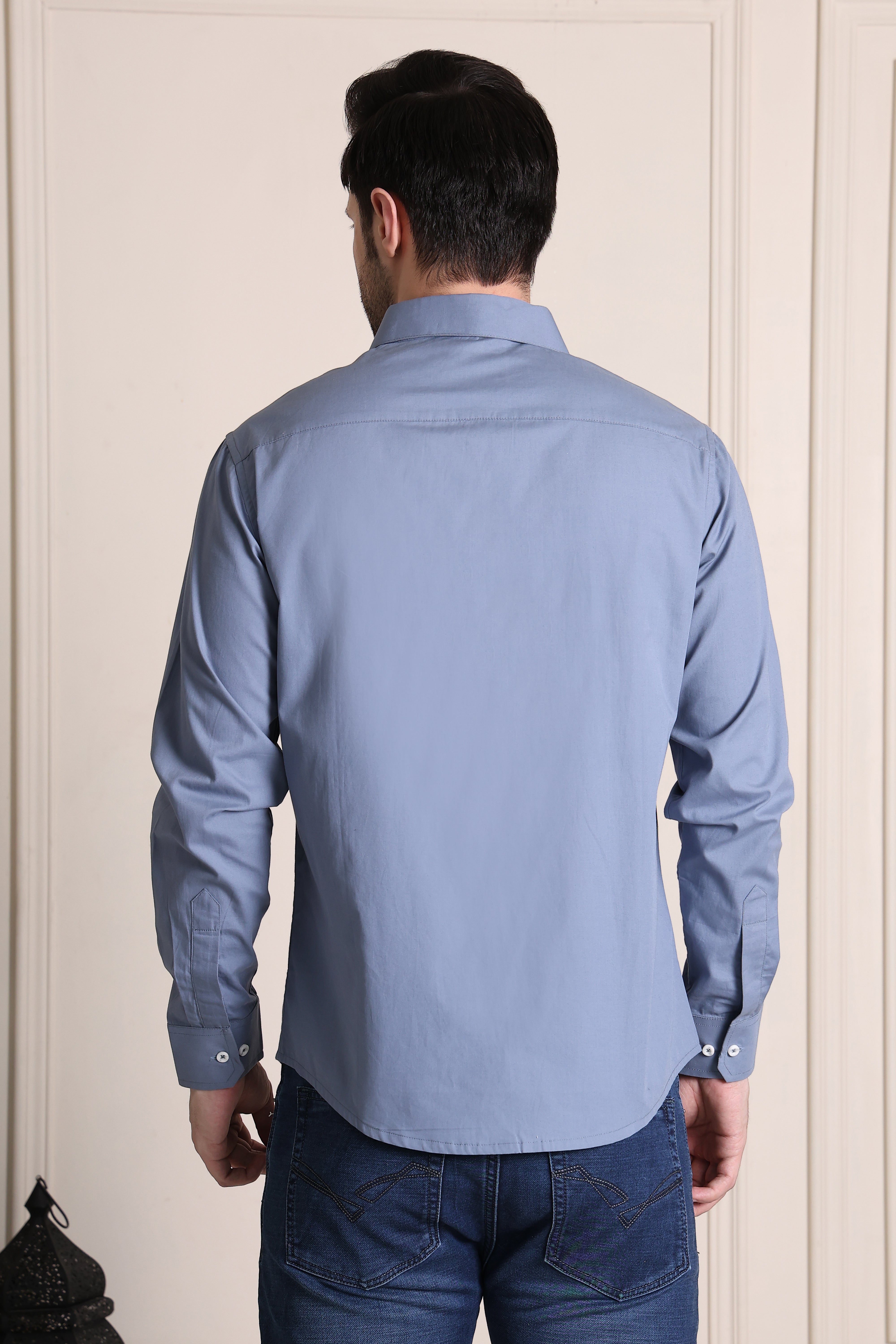 Formal Men Shirt- Grey
