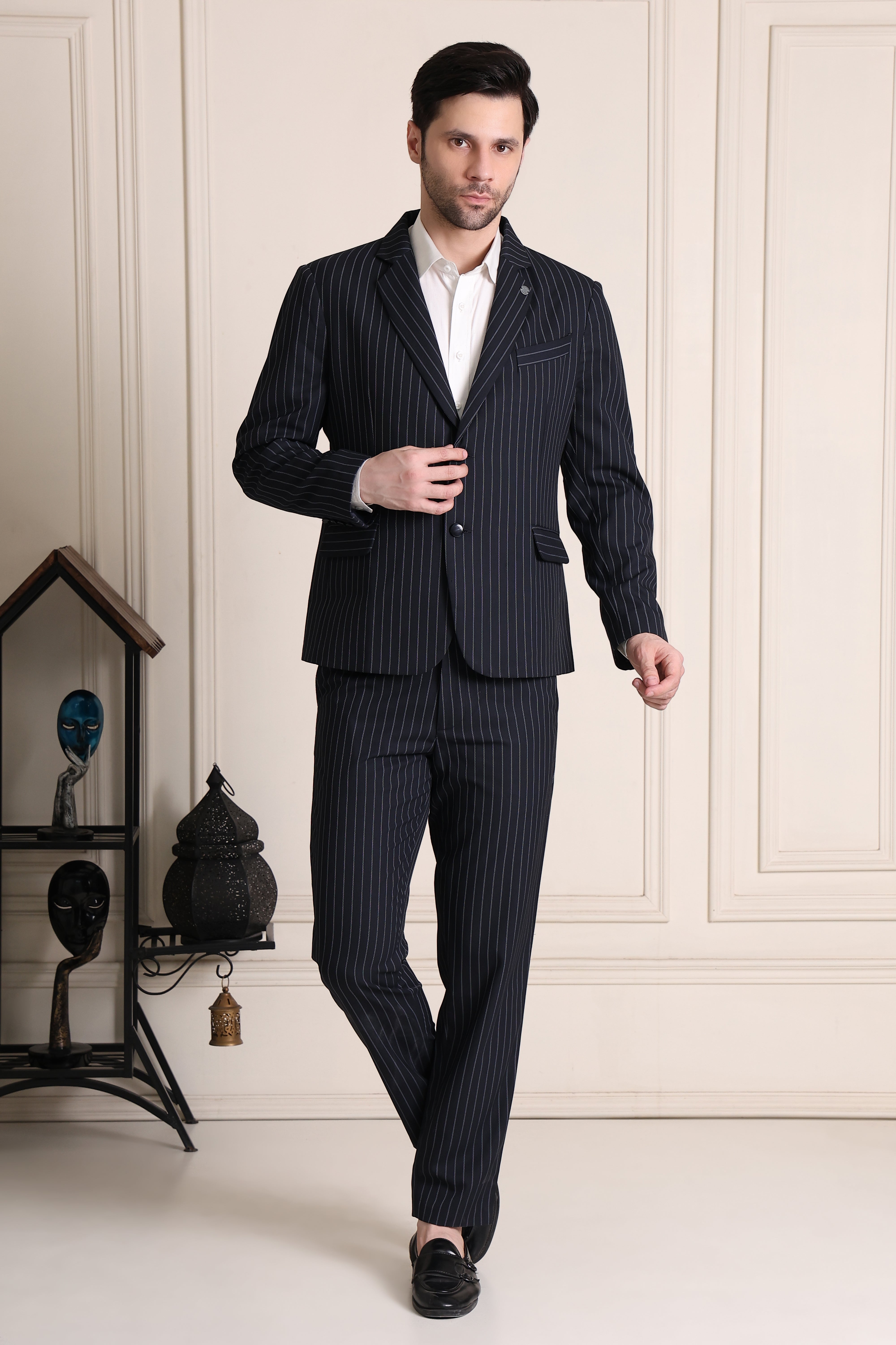 Men Slim Fit Formal 2 Piece Suit
