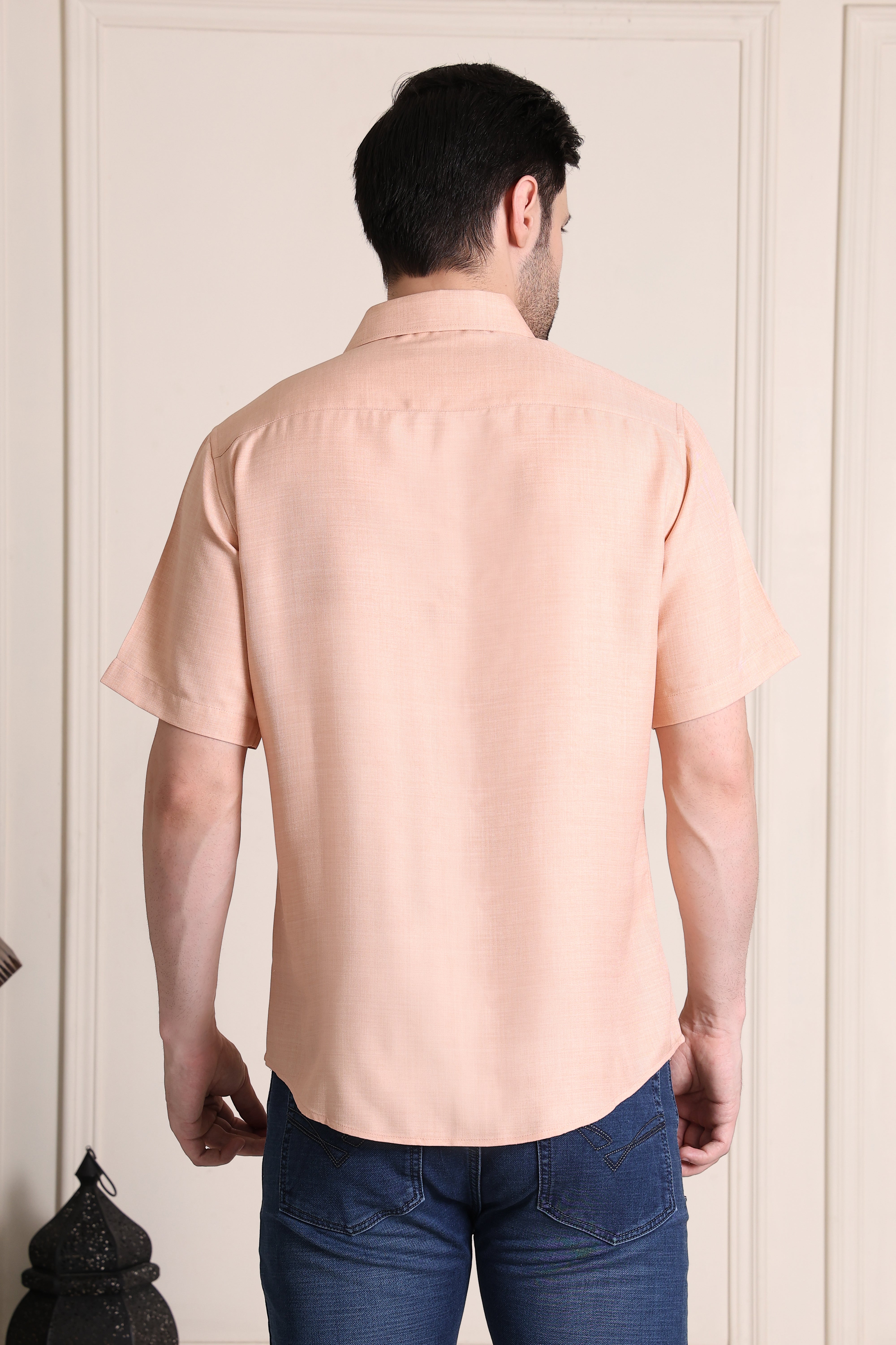 Men's Premium Pure Cotton Slim Fit Half Sleeve