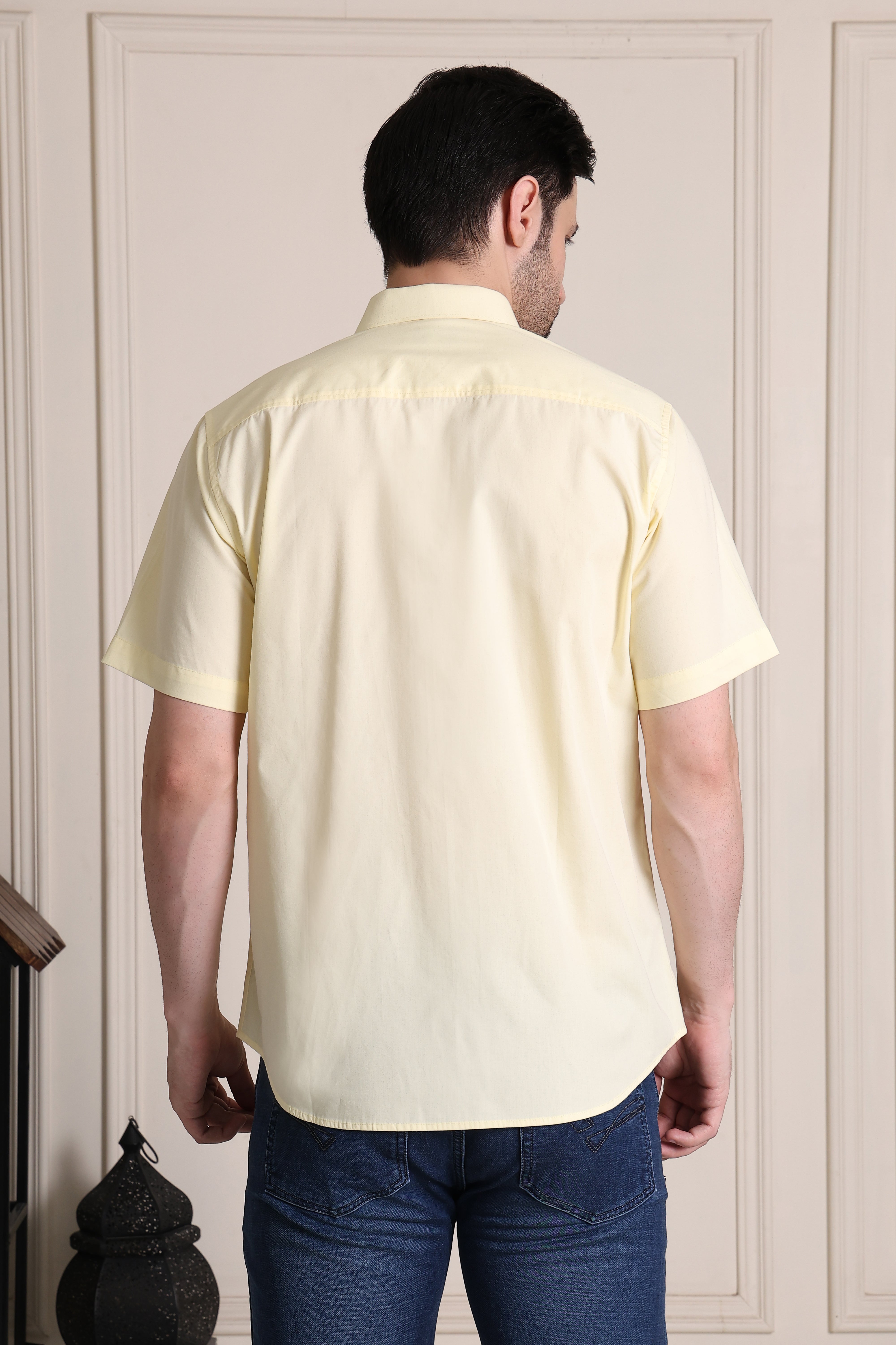 Men's Premium Pure Cotton Slim Fit Half Sleeve