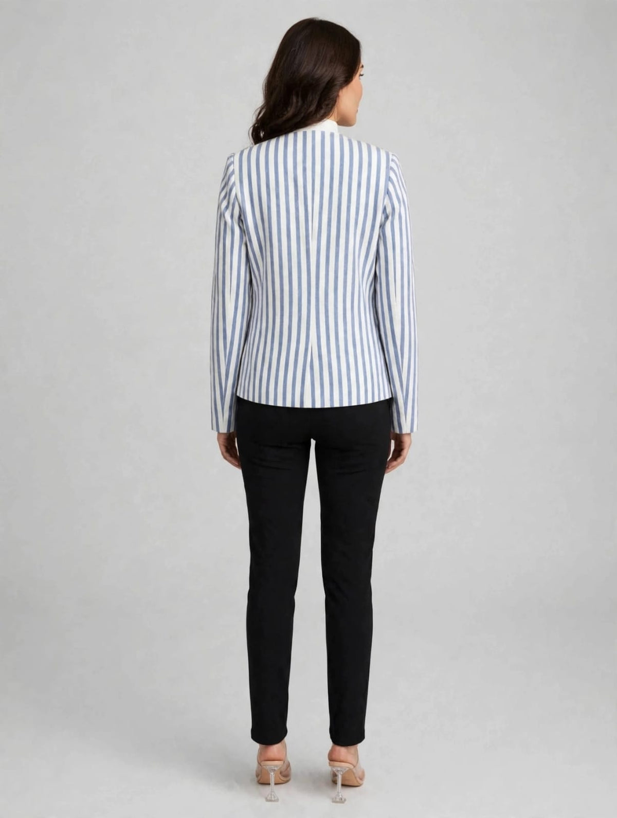 Light Blue Stripe Blazer