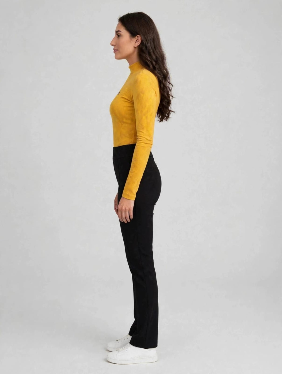 women's white full-sleeve top