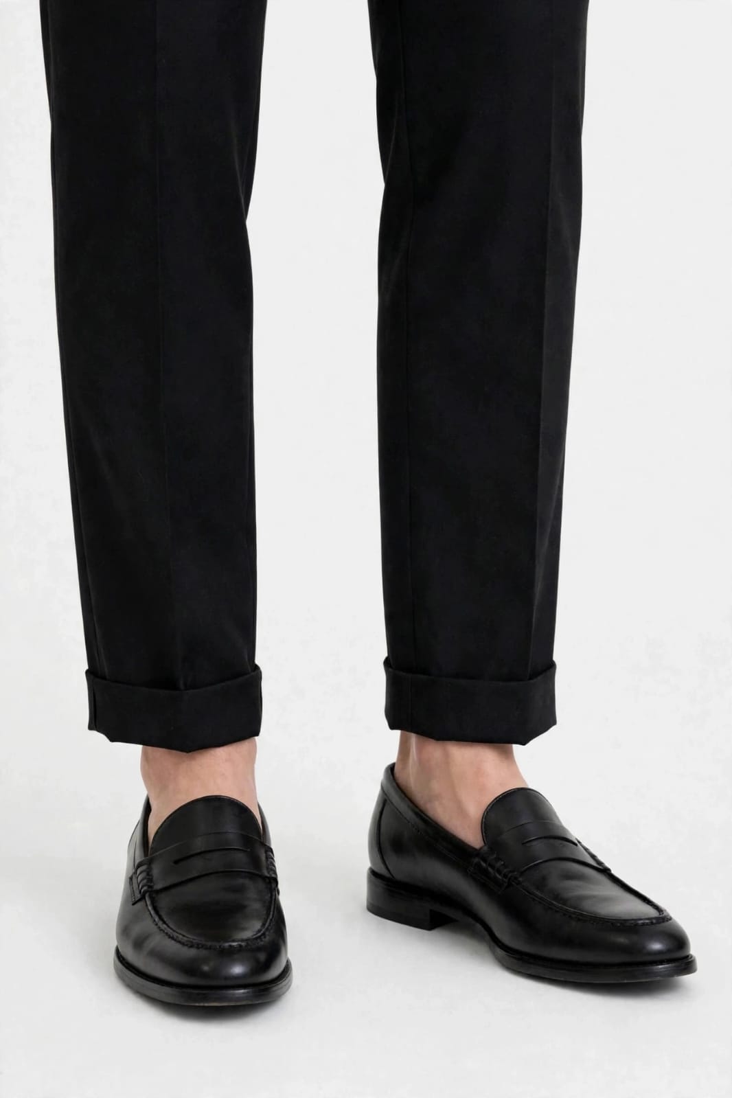 Men’s Black Solid Slim Fit Formal Trouser